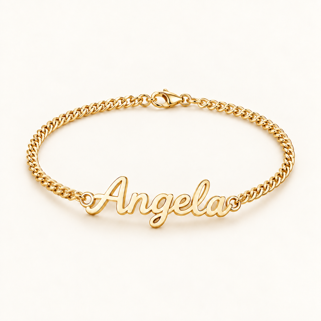 Pulseira com Nome em Letras