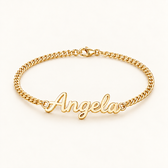 Pulseira com Nome em Letras