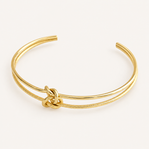 Pulseira Rígida com Nó